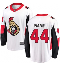 Men's Ottawa Senators #44 Jean-Gabriel Pageau Fanatics Branded White Away Breakaway NHL Jersey