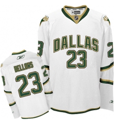 Men's Reebok Dallas Stars #23 Brian Bellows Premier White Third NHL Jersey