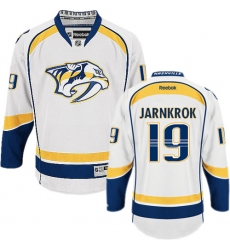 Men's Reebok Nashville Predators #19 Calle Jarnkrok Authentic White Away NHL Jersey