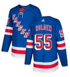 Men's Adidas New York Rangers #55 Nick Holden Premier Royal Blue Home NHL Jersey