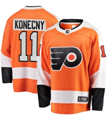 Youth Philadelphia Flyers #11 Travis Konecny Fanatics Branded Orange Home Breakaway NHL Jersey