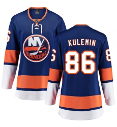 Women's New York Islanders #86 Nikolay Kulemin Fanatics Branded Royal Blue Home Breakaway NHL Jersey