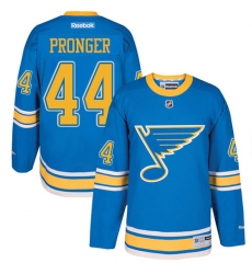 Men's Reebok St. Louis Blues #44 Chris Pronger Premier Blue 2017 Winter Classic NHL Jersey