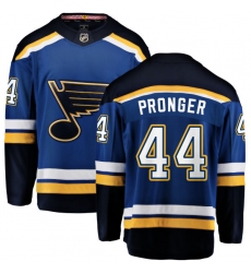 Men's St. Louis Blues #44 Chris Pronger Fanatics Branded Royal Blue Home Breakaway NHL Jersey