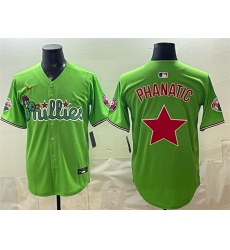 Men's Philadelphia Phillies Light Green Phanatic Limited Stitched Jersey