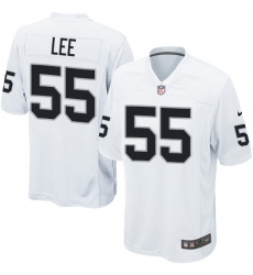 Men's Nike Oakland Raiders #55 Marquel Lee Game White NFL Jersey