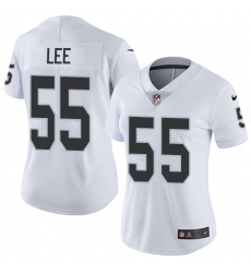 Women's Nike Oakland Raiders #55 Marquel Lee White Vapor Untouchable Limited Player NFL Jersey