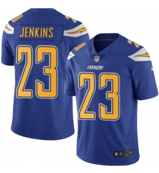 Youth Nike Los Angeles Chargers #23 Rayshawn Jenkins Limited Electric Blue Rush Vapor Untouchable NFL Jersey