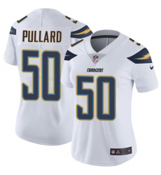 Women's Nike Los Angeles Chargers #50 Hayes Pullard White Vapor Untouchable Elite Player NFL Jersey