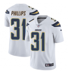 Youth Nike Los Angeles Chargers #31 Adrian Phillips White Vapor Untouchable Elite Player NFL Jersey