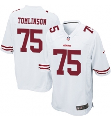 Men's Nike San Francisco 49ers #75 Laken Tomlinson Game White NFL Jersey