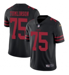 Youth Nike San Francisco 49ers #75 Laken Tomlinson Black Vapor Untouchable Elite Player NFL Jersey