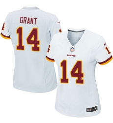Women's Nike Washington Redskins #14 Ryan Grant Game White NFL Jersey