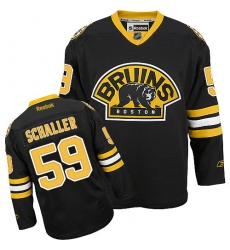 Youth Reebok Boston Bruins #59 Tim Schaller Authentic Black Third NHL Jersey