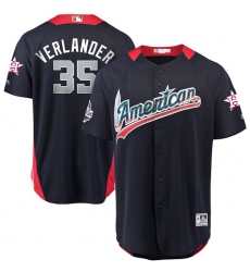 Youth Majestic Houston Astros #35 Justin Verlander Game Navy Blue American League 2018 MLB All-Star MLB Jersey