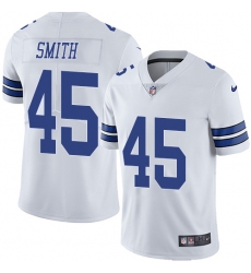 Men's Nike Dallas Cowboys #45 Rod Smith White Vapor Untouchable Limited Player NFL Jersey