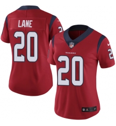 Women's Nike Houston Texans #20 Jeremy Lane Red Alternate Vapor Untouchable Elite Player NFL Jersey