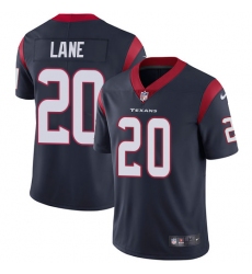 Youth Nike Houston Texans #20 Jeremy Lane Navy Blue Team Color Vapor Untouchable Limited Player NFL Jersey