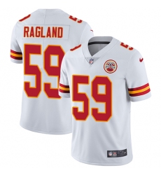Youth Nike Kansas City Chiefs #59 Reggie Ragland White Vapor Untouchable Limited Player NFL Jersey