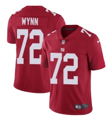 Men's Nike New York Giants #72 Kerry Wynn Red Alternate Vapor Untouchable Limited Player NFL Jersey