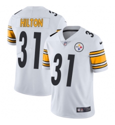 Men's Nike Pittsburgh Steelers #31 Mike Hilton White Vapor Untouchable Limited Player NFL Jersey