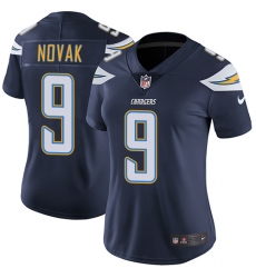 Women's Nike Los Angeles Chargers #9 Nick Novak Navy Blue Team Color Vapor Untouchable Elite Player NFL Jersey