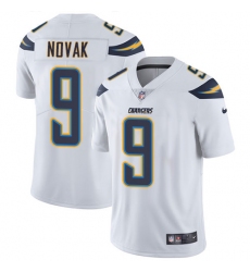 Youth Nike Los Angeles Chargers #9 Nick Novak White Vapor Untouchable Elite Player NFL Jersey
