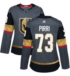 Women's Adidas Vegas Golden Knights #73 Brandon Pirri Authentic Gray Home NHL Jersey