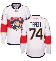 Youth Reebok Florida Panthers #74 Owen Tippett Authentic White Away NHL Jersey