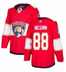Youth Adidas Florida Panthers #88 Jamie McGinn Authentic Red Home NHL Jersey