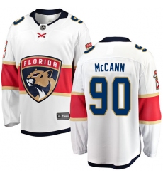 Men's Florida Panthers #90 Jared McCann Fanatics Branded White Away Breakaway NHL Jersey