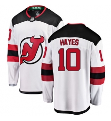 Youth New Jersey Devils #10 Jimmy Hayes Fanatics Branded White Away Breakaway NHL Jersey