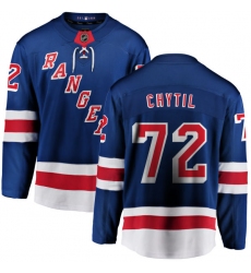 Men's New York Rangers #72 Filip Chytil Fanatics Branded Royal Blue Home Breakaway NHL Jersey