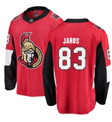 Youth Ottawa Senators #83 Christian Jaros Fanatics Branded Red Home Breakaway NHL Jersey