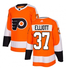 Youth Adidas Philadelphia Flyers #37 Brian Elliott Authentic Orange Home NHL Jersey