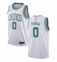 Women's Nike Boston Celtics #0 Robert Parish Swingman White NBA Jersey - Association Edition