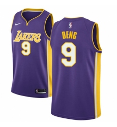 Youth Nike Los Angeles Lakers #9 Luol Deng Authentic Purple NBA Jersey - Icon Edition