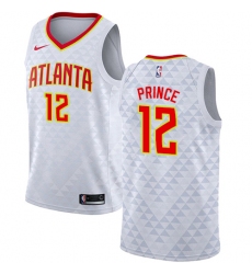 Youth Nike Atlanta Hawks #12 Taurean Prince Swingman White NBA Jersey - Association Edition