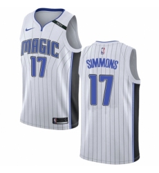 Men's Nike Orlando Magic #17 Jonathon Simmons Authentic NBA Jersey - Association Edition