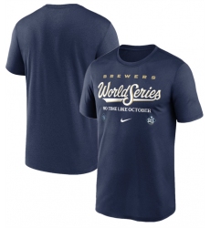 Men's Milwaukee Brewers Navy 2026 World Series Collection Legend Dri-FIT T-Shirt