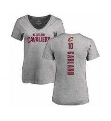Basketball Women's Cleveland Cavaliers #10 Darius Garland Ash Backer T-Shirt