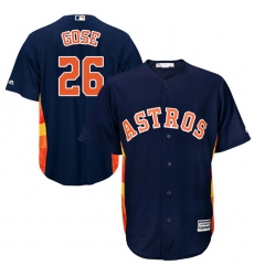 Youth Majestic Houston Astros #26 Anthony Gose Authentic Navy Blue Alternate Cool Base MLB Jersey