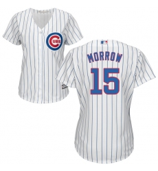 Women's Majestic Chicago Cubs #15 Brandon Morrow Replica White Home Cool Base MLB Jersey