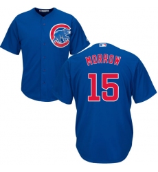 Youth Majestic Chicago Cubs #15 Brandon Morrow Replica Royal Blue Alternate Cool Base MLB Jersey