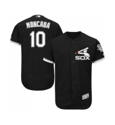 Men's Majestic Chicago White Sox #10 Yoan Moncada Black Flexbase Authentic Collection MLB Jerseys