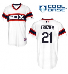 Men's Majestic Chicago White Sox #53 Welington Castillo Replica White 2013 Alternate Home Cool Base MLB Jersey