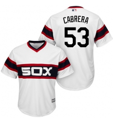 Youth Majestic Chicago White Sox #53 Welington Castillo Replica White 2013 Alternate Home Cool Base MLB Jersey