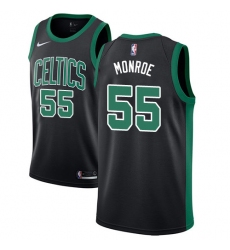 Women's Nike Boston Celtics #55 Greg Monroe Swingman Black NBA Jersey - Statement Edition