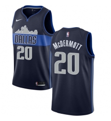 Youth Nike Dallas Mavericks #20 Doug McDermott Authentic Navy Blue NBA Jersey Statement Edition