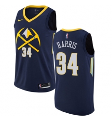 Youth Nike Denver Nuggets #34 Devin Harris Swingman Navy Blue NBA Jersey - City Edition